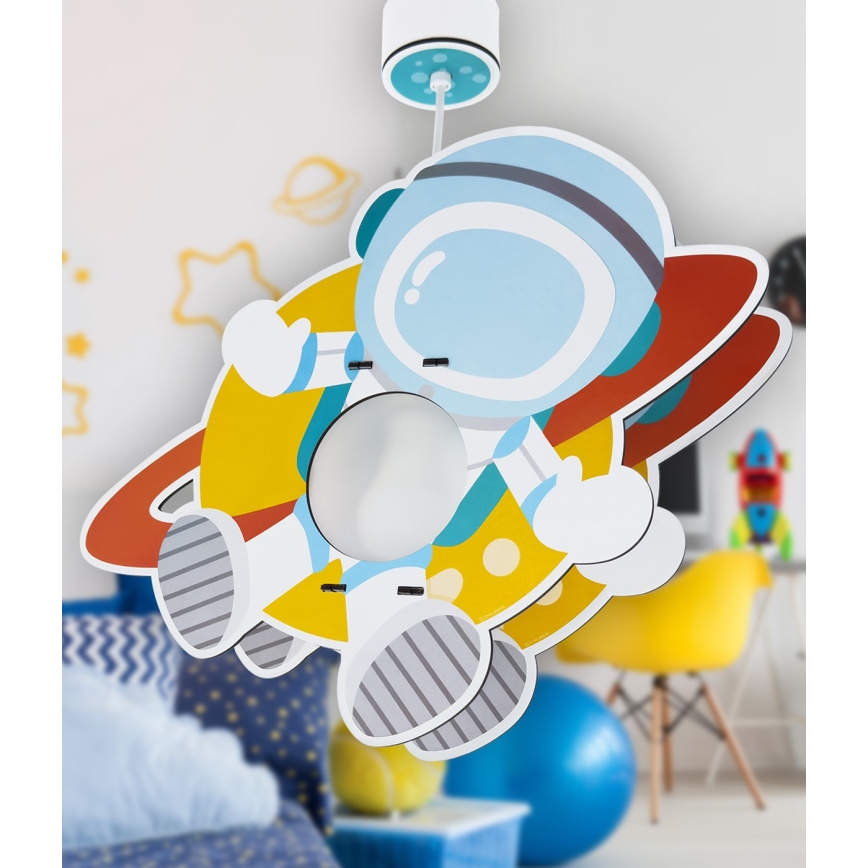 Dalber 41347 - Vaikiškas sietynas ASTRONAUT 1xE27/15W/230V