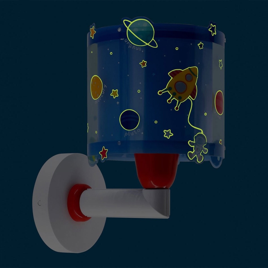 Dalber 41349 - Vaikiškas sieninis šviestuvas PLANETS 1xE27/15W/230V