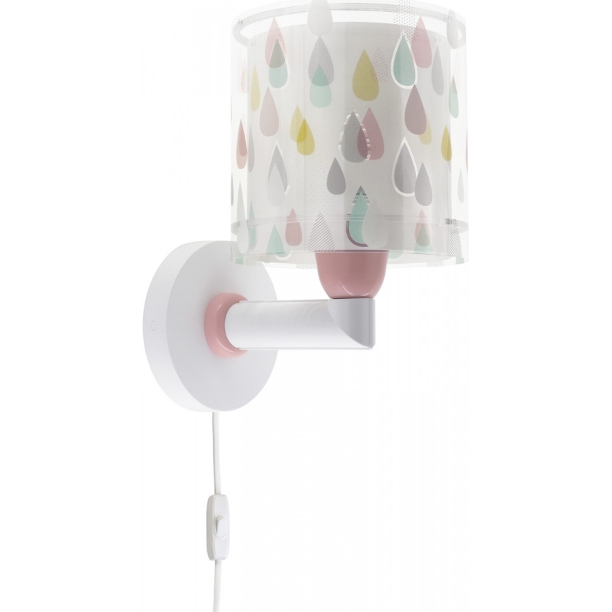 Dalber 41439 - Vaikiškas sieninis šviestuvas COLOR RAIN 1xE27/60W/230V