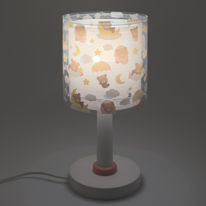 Dalber 41571S - LED vaikiška lempelė BABY TEDDY 1xG4/4W/230V rožinė