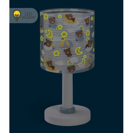 Dalber 41571T - LED vaikiška lempelė BABY TEDDY 1xG4/4W/230V mėlyna