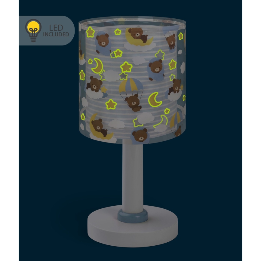 Dalber 41571T - LED vaikiška lempelė BABY TEDDY 1xG4/4W/230V mėlyna