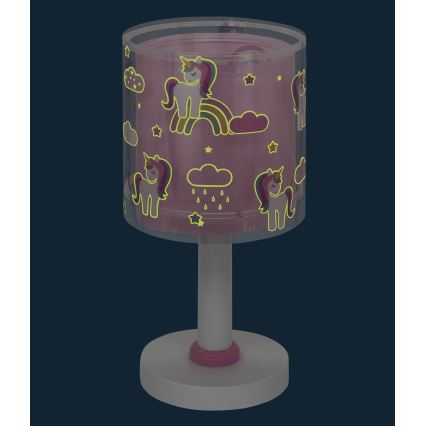 Dalber 41591N - LED vaikiška lempa UNICORNS 1xG4/4W/230V rožinė