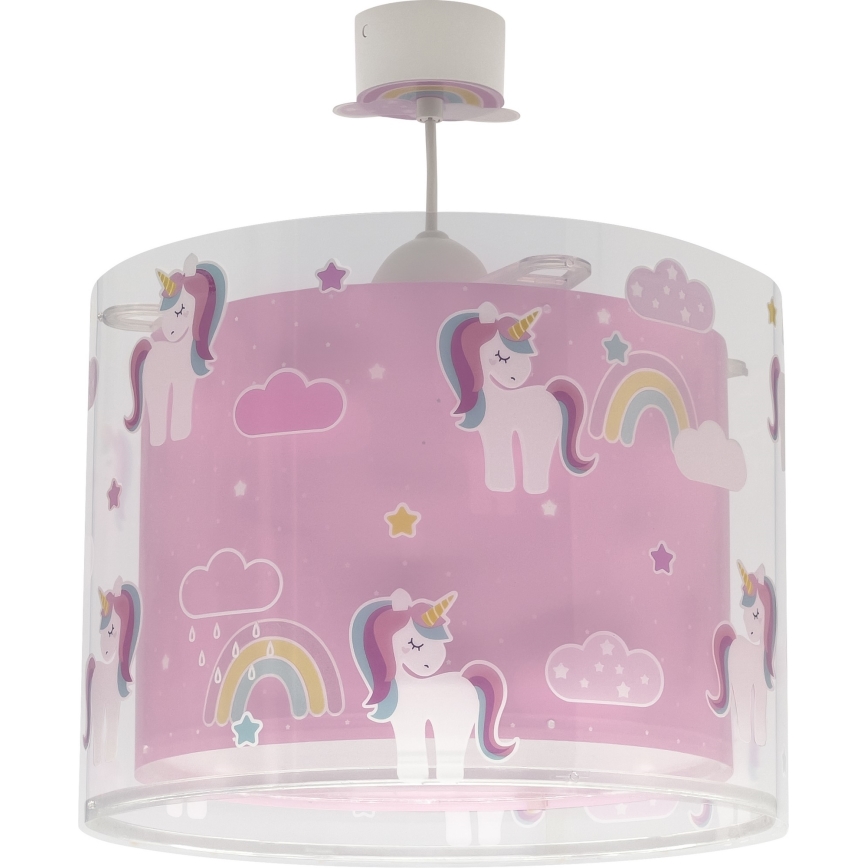 Dalber 41592 – Vaikiškas sietynas UNICORNS 1xE27/60W/230V
