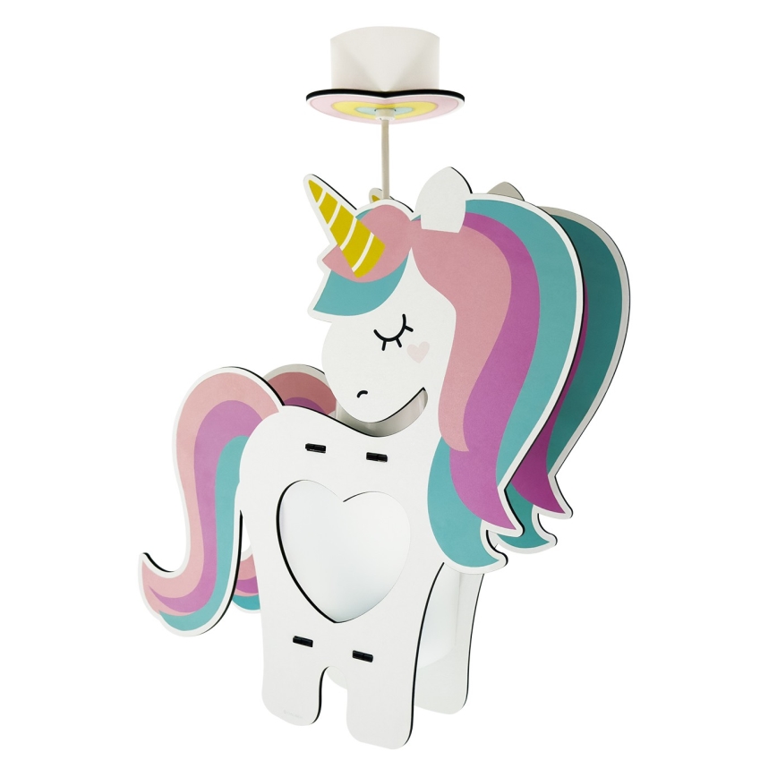 Dalber 41597 - Vaikiškas sietynas UNICORN 1xE27/15W/230V