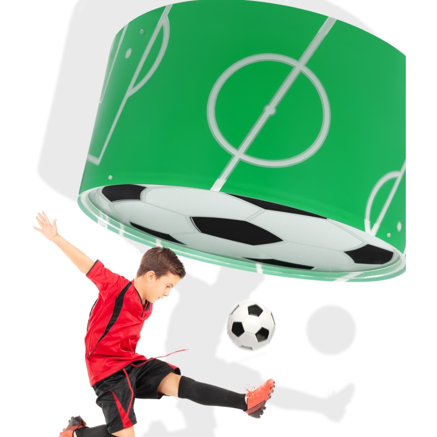 Dalber 41736 - Vaikiškas lubinis šviestuvas FOOTBALL 2xE27/15W/230V