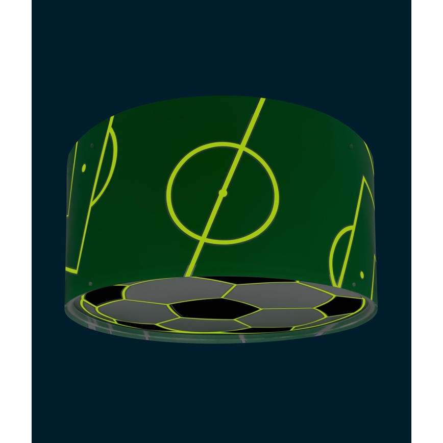 Dalber 41736 - Vaikiškas lubinis šviestuvas FOOTBALL 2xE27/15W/230V