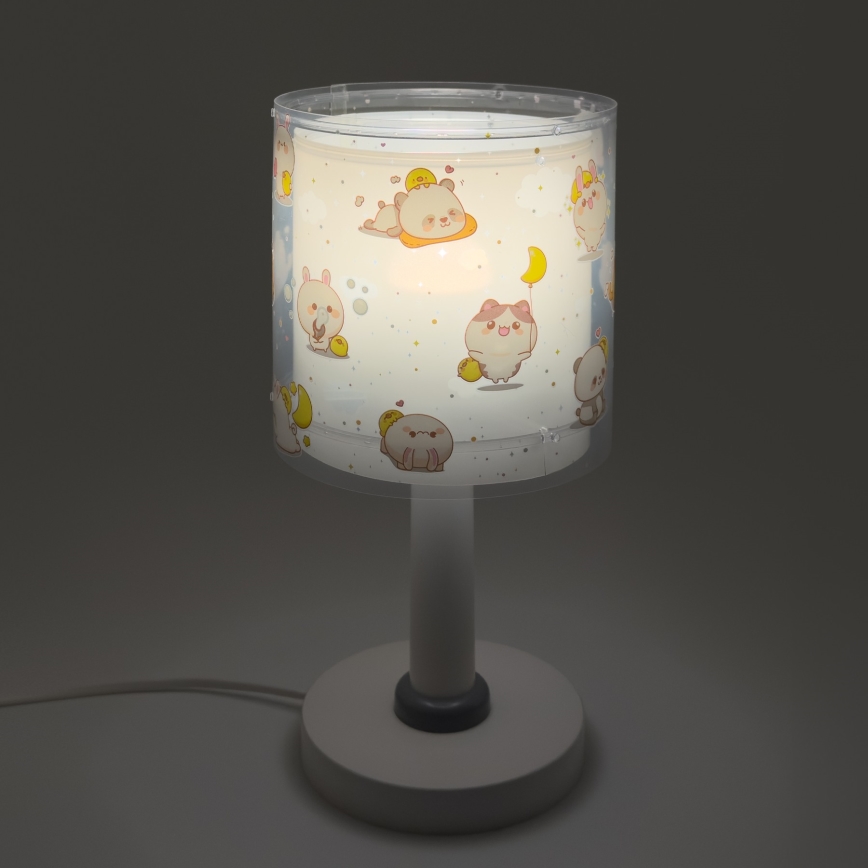 Dalber 41761E - Vaikiška LED naktinė lempa KAWAII FRIENDS 1xG4/4W/230V pilka