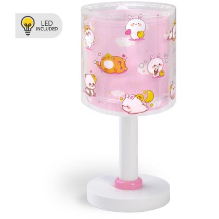 Dalber 41761S - LED vaikiška naktinė lempelė KAWAII FRIENDS 1xG4/4W/230V rožinė