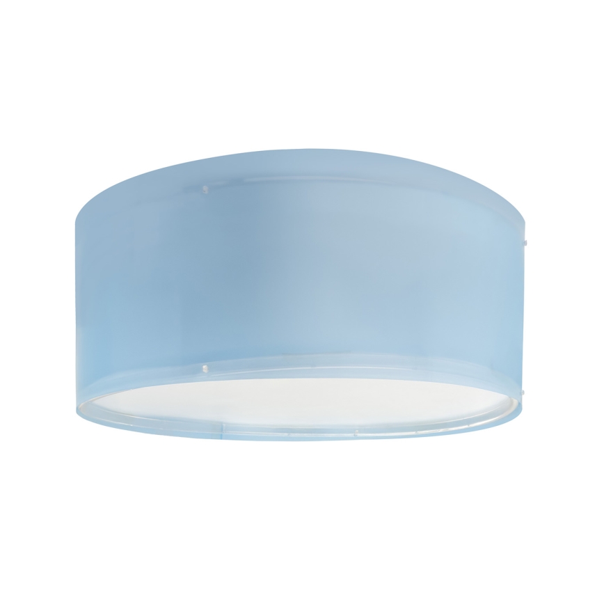 Dalber 42006T - Vaikiškas lubinis šviestuvas COLOR LIGHT 2xE27/15W/230V mėlyna