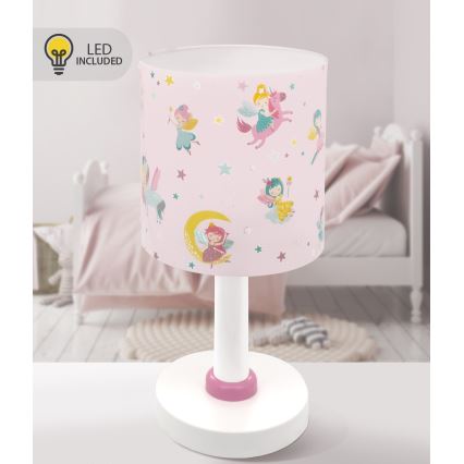 Dalber 42491N - LED vaikiška lempelė FAIRY DREAMS 1xG4/4W/230V rožinė