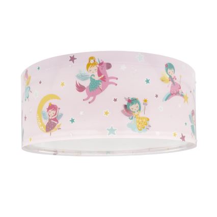 Dalber 42496 - Vaikiškas lubinis šviestuvas FAIRY DREAMS 2xE27/15W/230V
