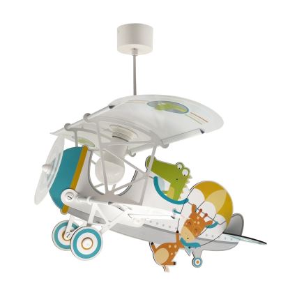 Dalber 54542 - Vaikiškas šviestuvas LITTLE CROCODILE 1xE27/15W/230V