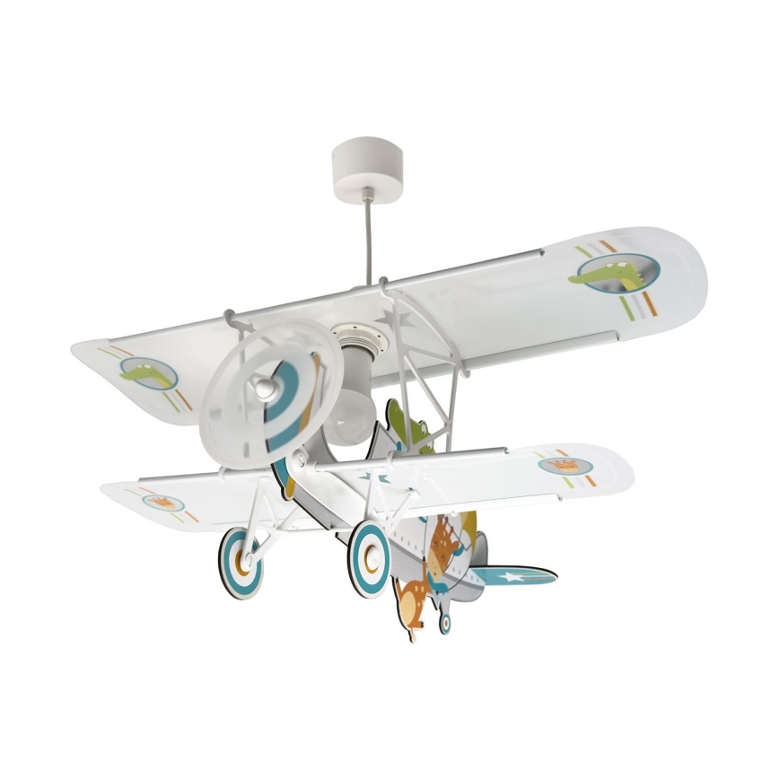 Dalber 54542 - Vaikiškas šviestuvas LITTLE CROCODILE 1xE27/15W/230V