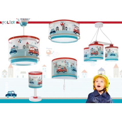 Dalber 60611N - LED vaikiška lempelė POLICE 1xG4/4W/230V įvairiaspalvė