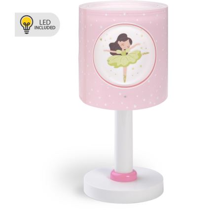 Dalber 60911 - LED vaikiška lempelė PRINCESS DANCE 1xG4/4W/230V rožinė