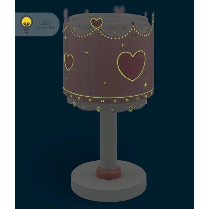 Dalber 61101N - LED vaikiška naktinė lempelė LITTLE QUEEN 1xG4/4W/230V rožinė