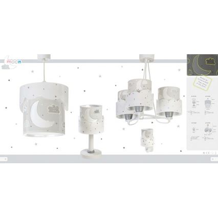 Dalber 61235E - LED lizdo lempa MOON 1xE14/0,3W/230V