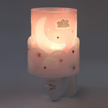 Dalber 61235S - LED Kištukinis lizdas lempa MOON 1xE14/0,3W/230V