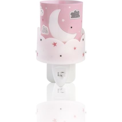 Dalber 61235S - LED Kištukinis lizdas lempa MOON 1xE14/0,3W/230V
