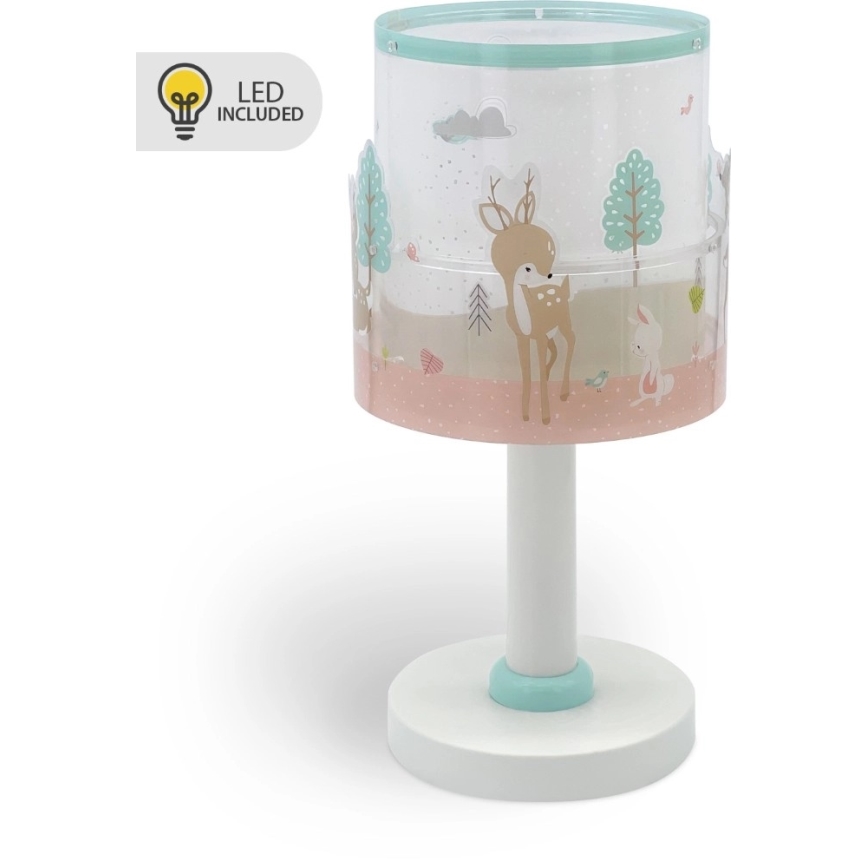 Dalber 61271N - LED vaikiška lempelė LOVING DEER 1xG4/4W/230V įvairiaspalvė