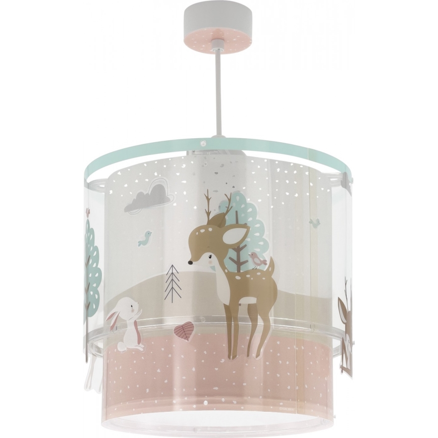 Dalber 61272 - Vaikiškas sietynas LOVING DEER 1xE27/60W/230V