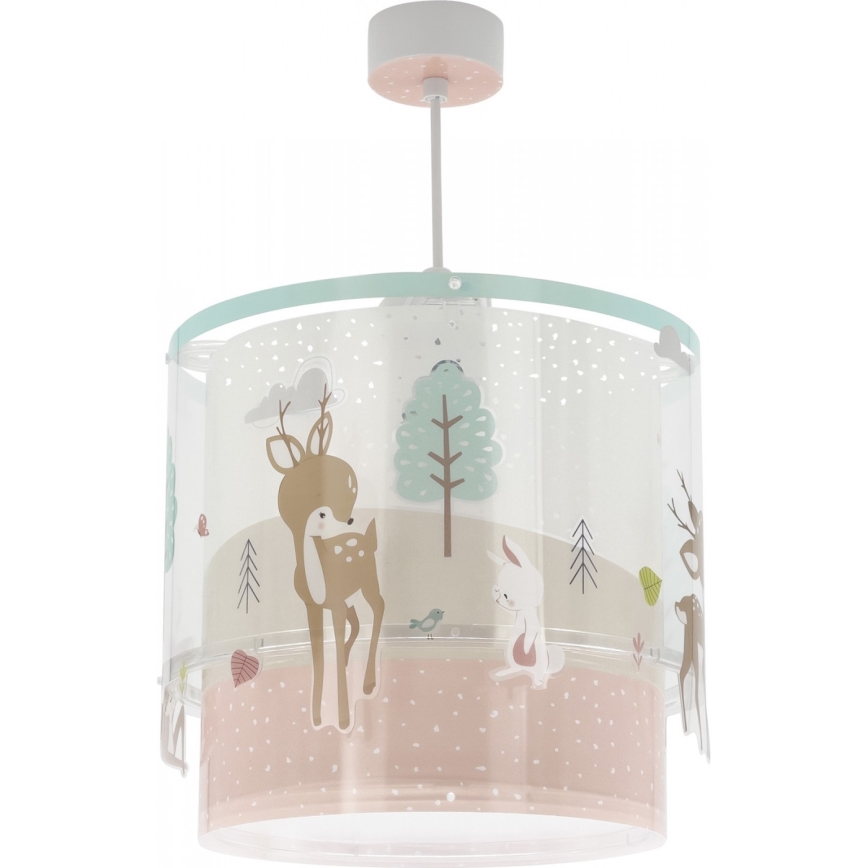 Dalber 61272 - Vaikiškas sietynas LOVING DEER 1xE27/60W/230V