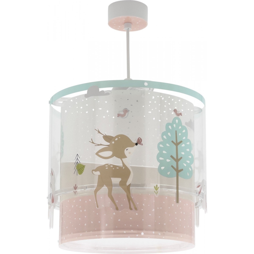 Dalber 61272 - Vaikiškas sietynas LOVING DEER 1xE27/60W/230V