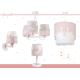 Dalber 61719S - Vaikiškas sieninis šviestuvas SWEET LOVE 1xE27/60W/230V rožinis