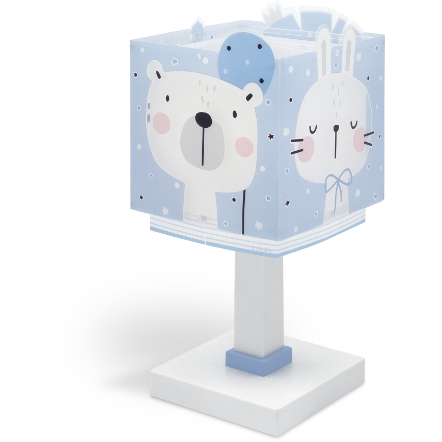 Dalber 63111NT - LED vaikiška stalinė lempa BABY JUNGLE 1xG4/4W/230V mėlyna