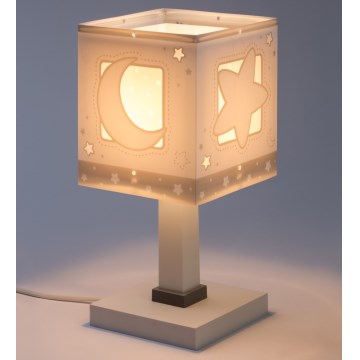 Dalber 63231NE - LED vaikiška lempelė MOONLIGHT 1xG4/4W/230V pilka