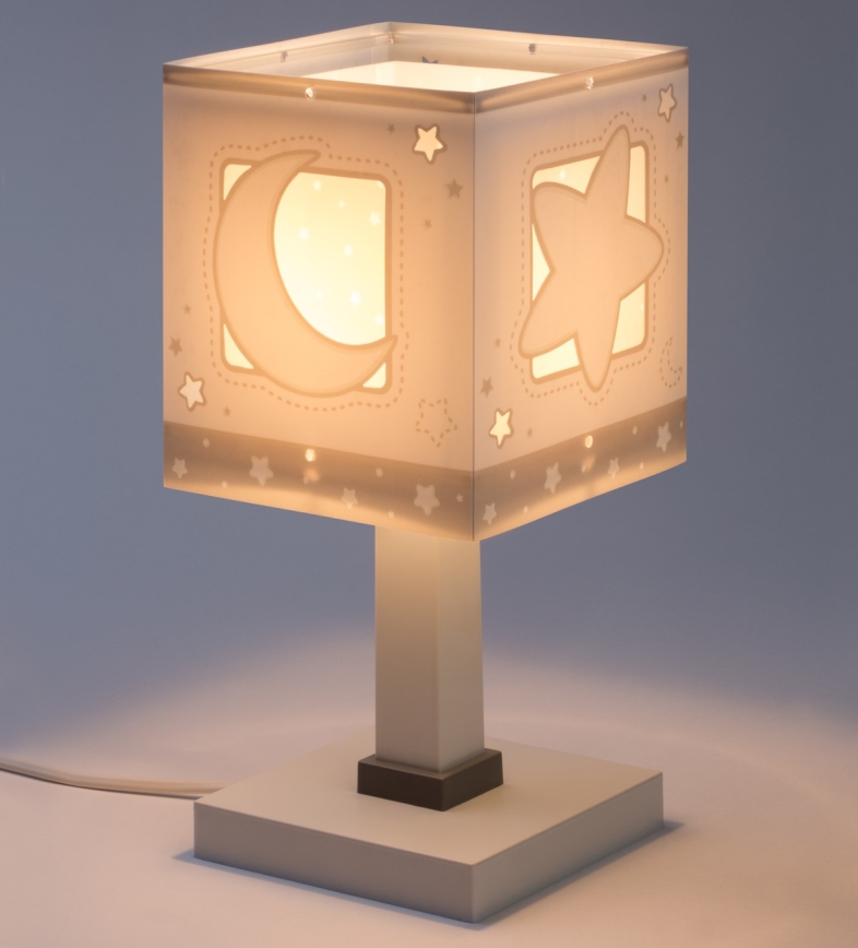 Dalber 63231NE - LED vaikiška lempelė MOONLIGHT 1xG4/4W/230V pilka