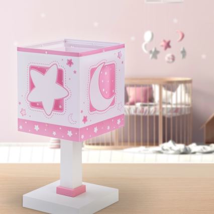 Dalber 63231NS - LED vaikiška naktinė lempa MOONLIGHT 1xG4/4W/230V rožinė