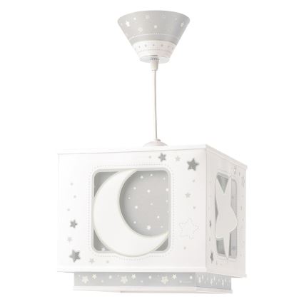 Dalber 63232E - Vaikiškas sietynas MOON LIGHT 1xE27/60W/230V