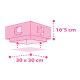 Dalber 63236S - Vaikiškas lubinis šviestuvas MOONLIGHT 2xE27/60W/230V rožinis