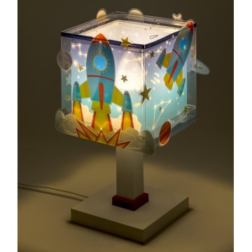 Dalber 63351N - LED vaikiška stalinė lempa ROCKET 1xG4/4W/230V, įvairiaspalvė