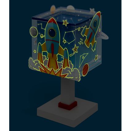 Dalber 63351N - LED vaikiška stalinė lempa ROCKET 1xG4/4W/230V, įvairiaspalvė