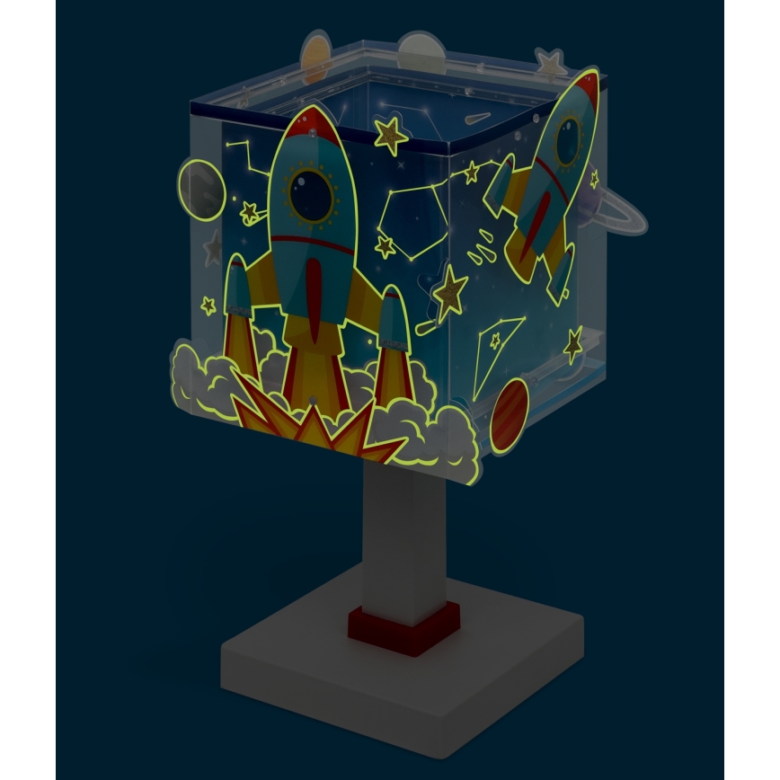 Dalber 63351N - LED vaikiška stalinė lempa ROCKET 1xG4/4W/230V, įvairiaspalvė