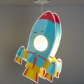 Dalber 63357 - Vaikiškas sietynas ROCKET 1xE27/15W/230V