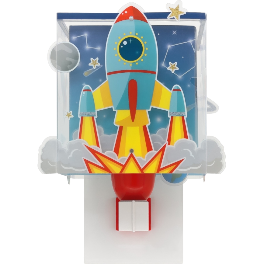 Dalber 63359 - Vaikiškas sieninis šviestuvas ROCKET 1xE27/15W/230V