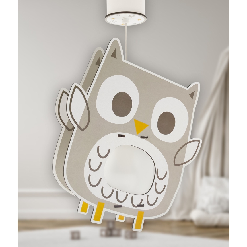 Dalber 63397 - Vaikiškas sietynas OWL 1xE27/15W/230V