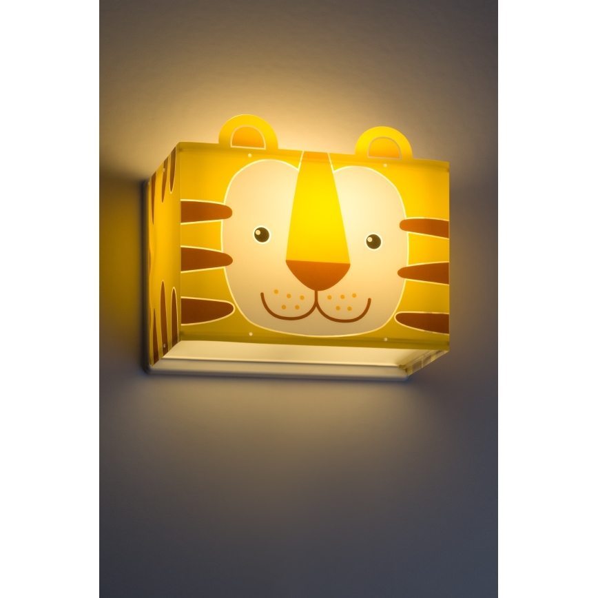 Dalber 64568 - Vaikiškas sieninis šviestuvas LITTLE TIGER 1xE27/60W/230V