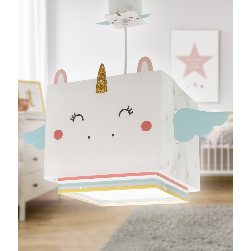 Dalber 64592 - Vaikiškas sietynas LITTLE UNICORN 1xE27/15W/230V