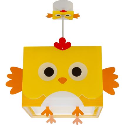 Dalber 64642 - Vaikiškas sietynas LITTLE CHICKEN 1xE27/15W/230V