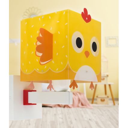 Dalber 64649 - Vaikiškas sieninis šviestuvas LITTLE CHICKEN 1xE27/15W/230V