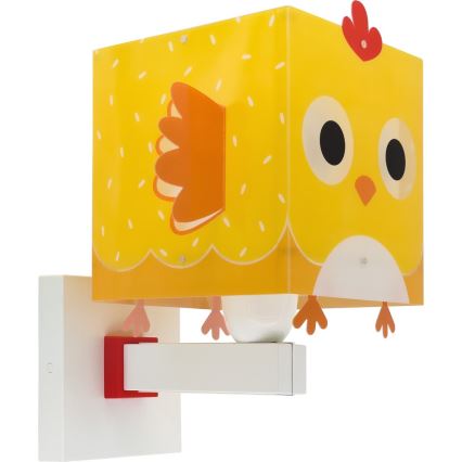 Dalber 64649 - Vaikiškas sieninis šviestuvas LITTLE CHICKEN 1xE27/15W/230V