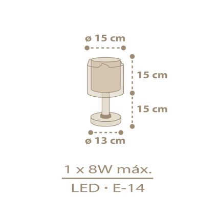 Dalber 76871 - Vaikiškas šviestuvas BABY CHICK 1xE14/8W/230V