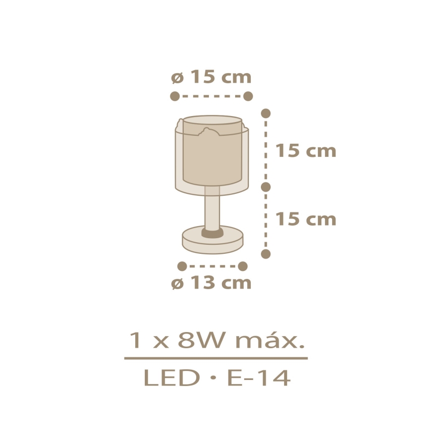Dalber 76871 - Vaikiškas šviestuvas BABY CHICK 1xE14/8W/230V