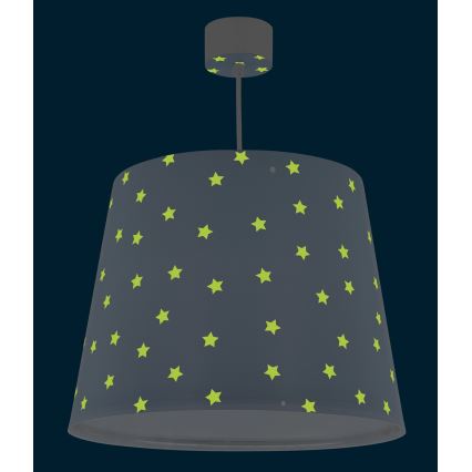 Dalber 82212T - Vaikiškas sietynas STAR LIGHT 1xE27/60W/230V mėlynas