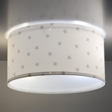 Dalber 82216B - Vaikiškas lubinis šviestuvas STAR LIGHT 2xE27/60W/230V baltas